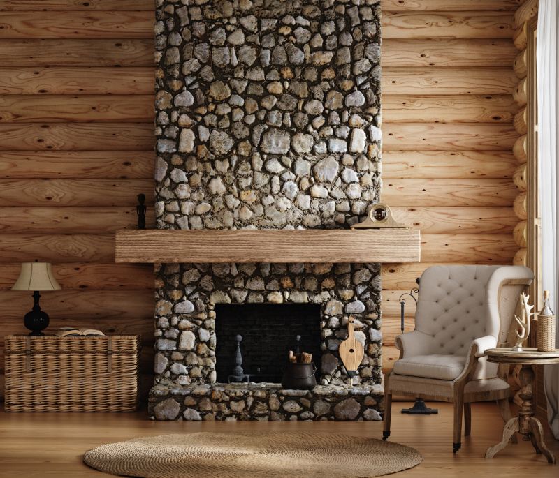 Stone Fireplace Renovation